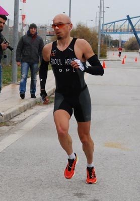 Grigoris Skoularikis duathlon 2012 run