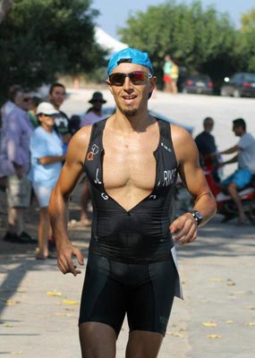 Grigoris Skoularikis triathlon run