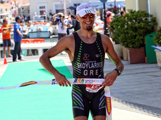 Grigoris Skoularikis wins Spetsathlon endurance triathlon