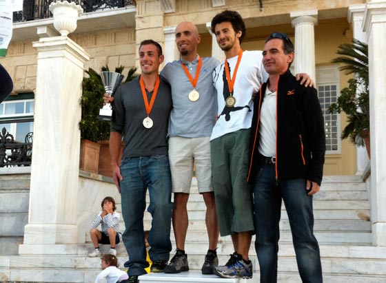 Spetsathlon endurance triathon podium Grigoris Skoularikis