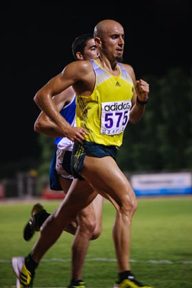 Grigoris Skoularikis 10.000m track