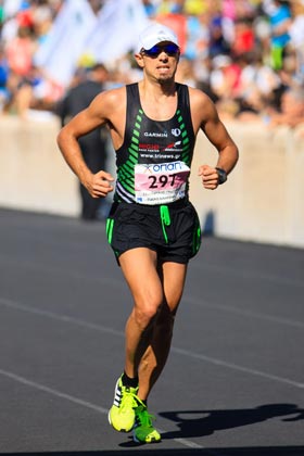 Grigoris Skoularikis, Marathon finish